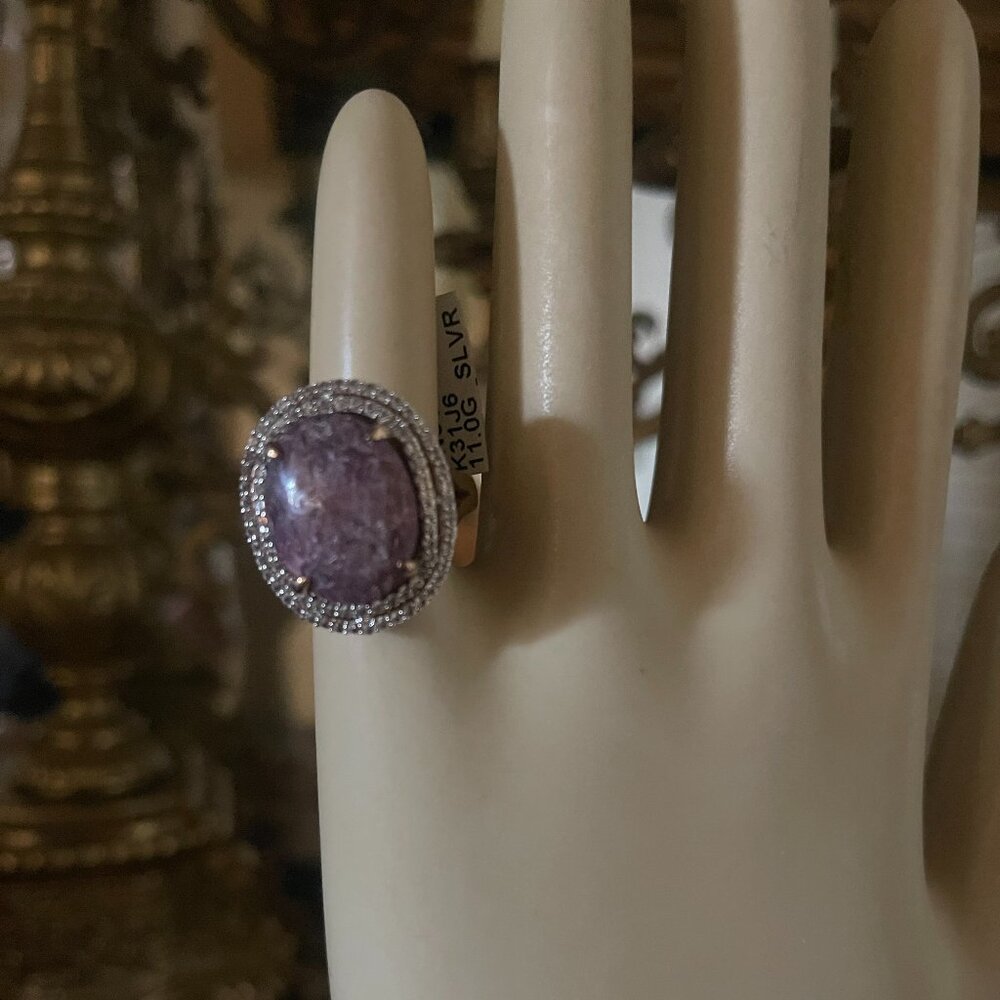 ruby and white sapphire ring